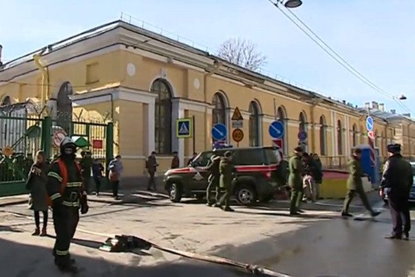 В здании Военно-космической академии Петербурга произошел взрыв