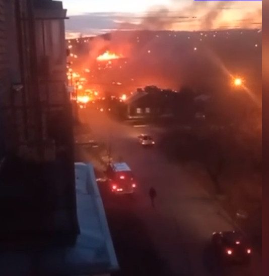Су-30 упал на дом в Иркутске