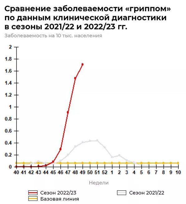 Россия столкнулась с особо опасным штаммом гриппа, похожим на «испанку»
