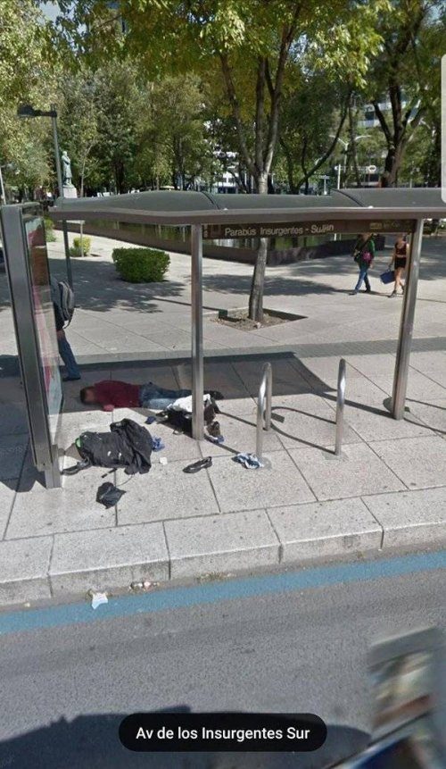 Прикольные кадры с Google Street