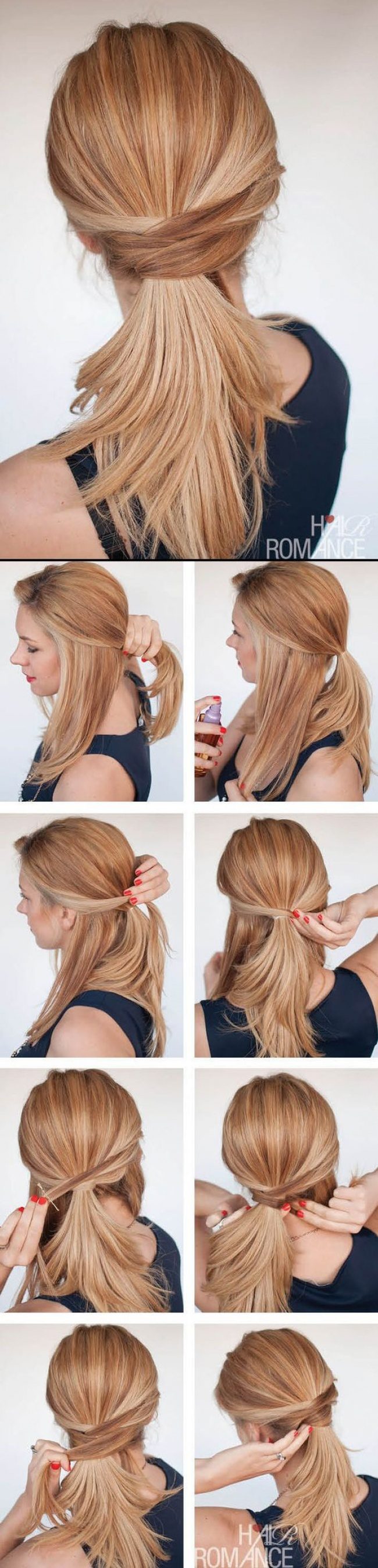 10 способов уложить волосы, если вы опаздываете