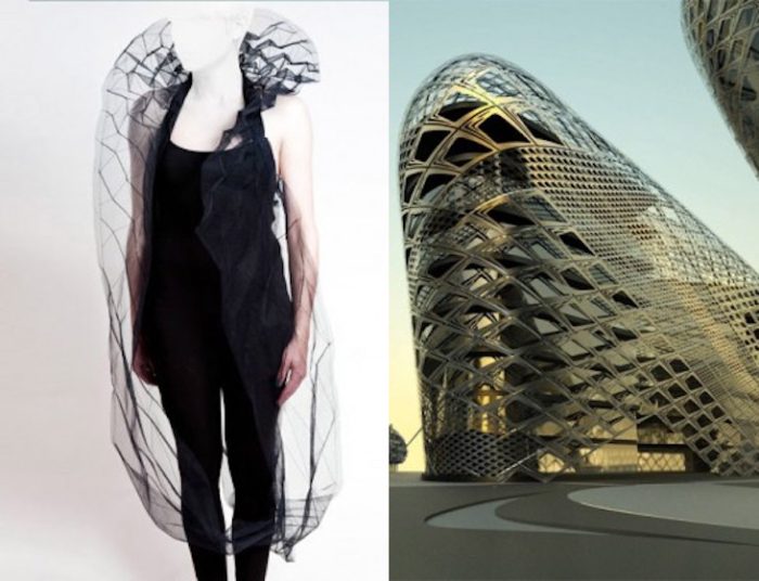 Как архитектура вдохновила дизайнеров модной одежды