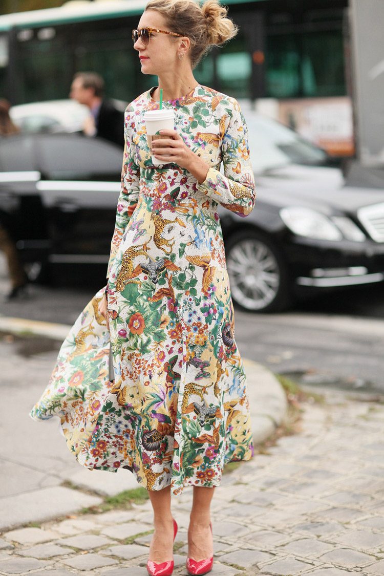 Очаровательные летние платья с цветочным принтом
