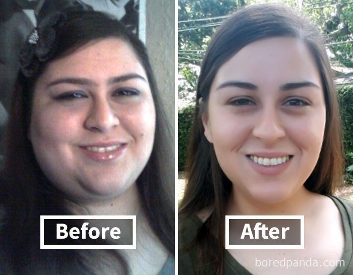 Как меняется лицо после похудения
