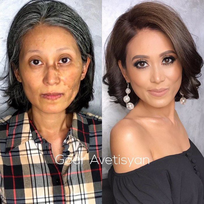 Доказательства того, что макияж может сотворить чудо с любой женщиной