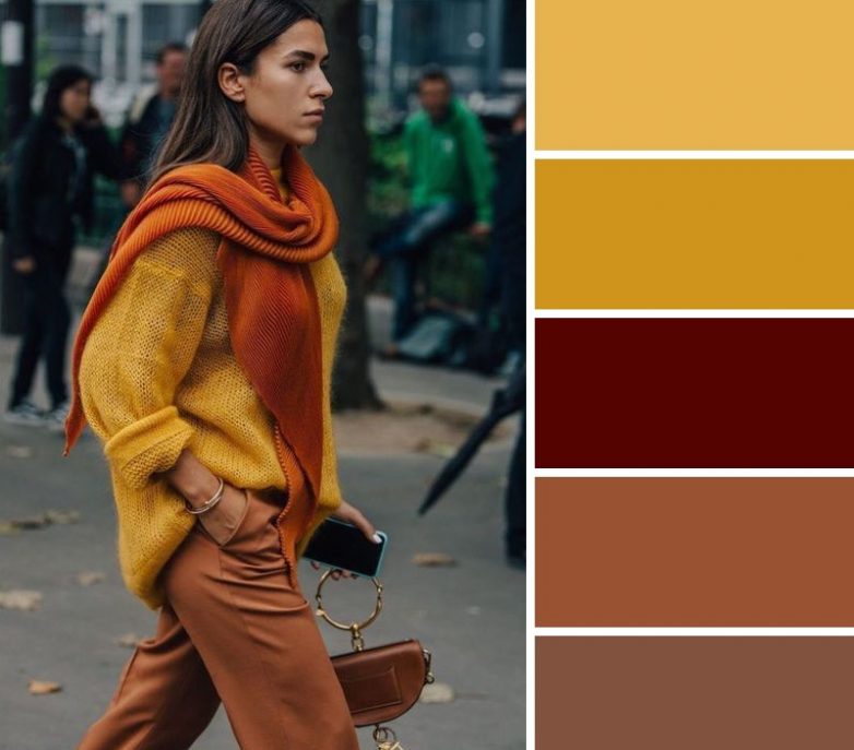 Как гармонично сочетать цвета в одежде