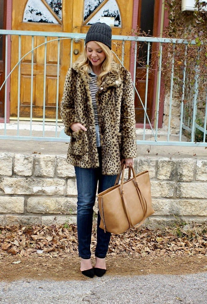 Как носить леопардовое пальто, чтобы всегда оставаться в центре внимания
