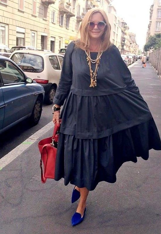 Стильные летние платья для женщин 50 лет