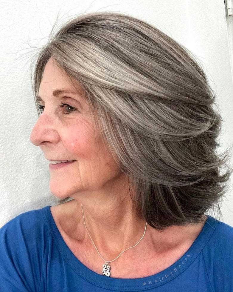 Модные примеры окрашивания волос для женщин старше 50 лет