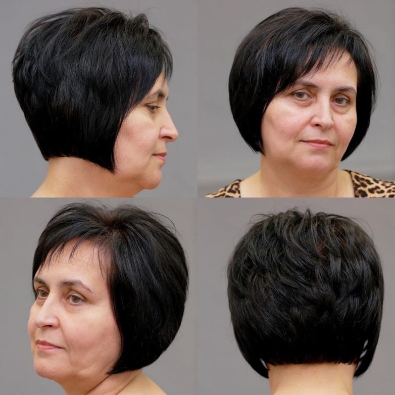 Шикарные стрижки на короткие волосы для дам 40-50 лет