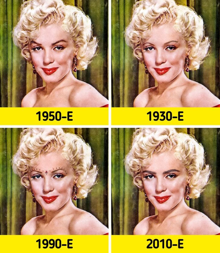 Как менялась мода на брови за последние 100 лет