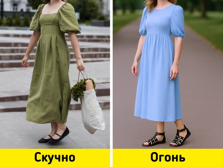 Решения , которые помогут освежить любимое летнее платье