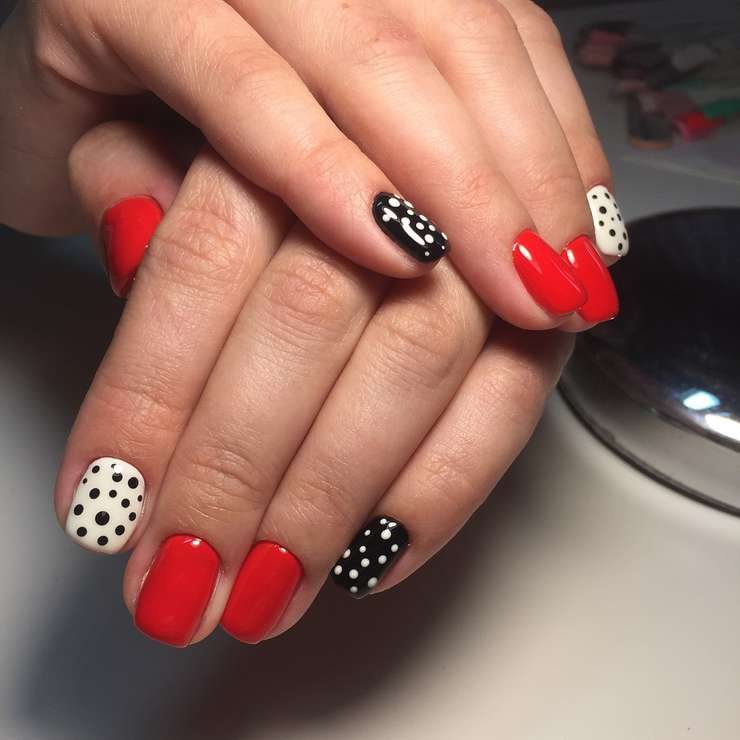 Идеи винтажного маникюра на осень