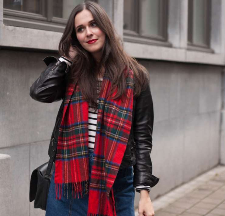 Как вписать полосатый принт в зимний гардероб