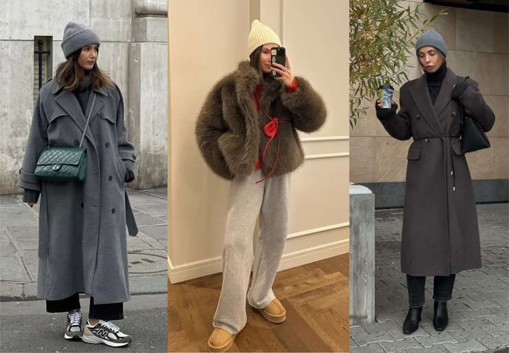 Как сочетать шапку с зимней одеждой