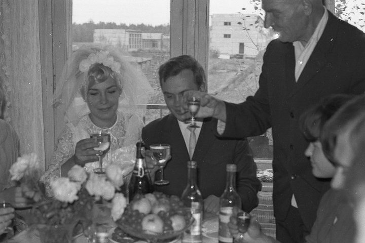 Свадьба одной советской семьи