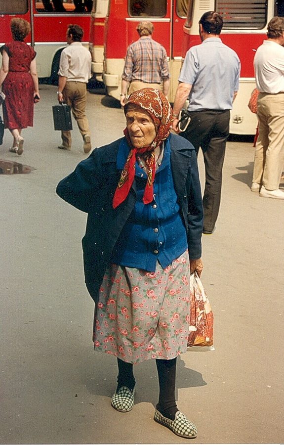 Прогулка по улицам Москвы 1989 года