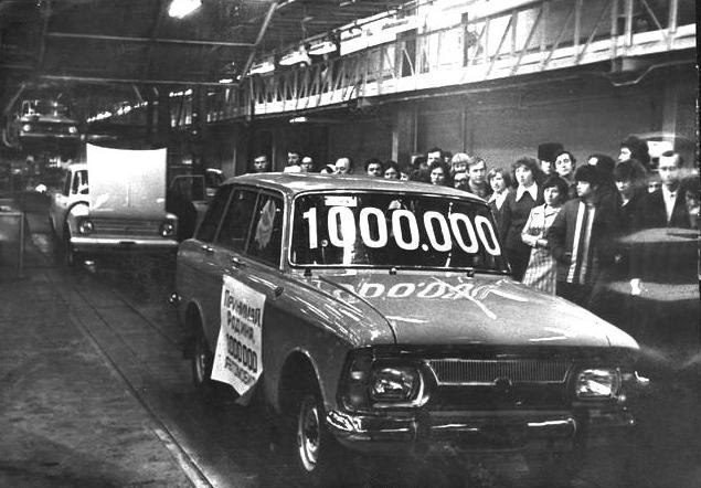 6 миллионных машин советского автопрома