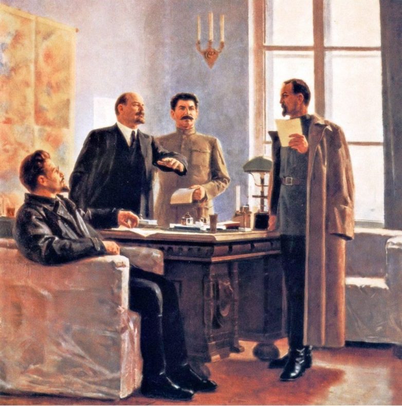 Сталин ленин картина