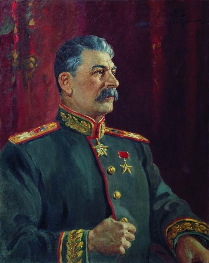 Картины со сталиным