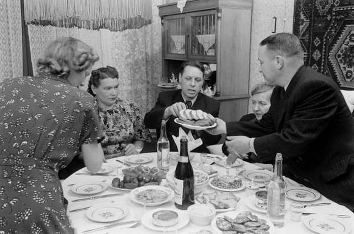 Репортаж о жизни советской семьи