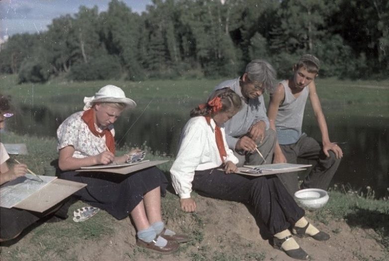 Ленинградский дворец пионеров начала 1950-х