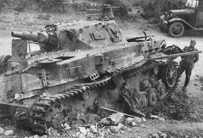 Танковые потери вермахта за первый месяц Великой Отечественной