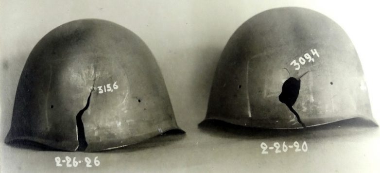 Сравнительные испытания советских и немецких стальных шлемов