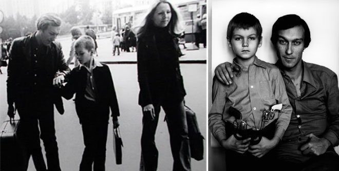 Фото советских знаменитостей с детьми