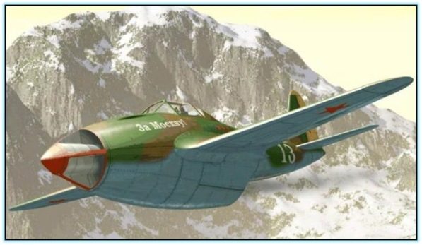 Проект реактивного  истребителя Гу-ВРД (СССР. 1943 год)