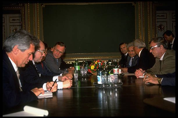Джордж Буш-старший о распаде СССР, Ельцине и Горбачеве