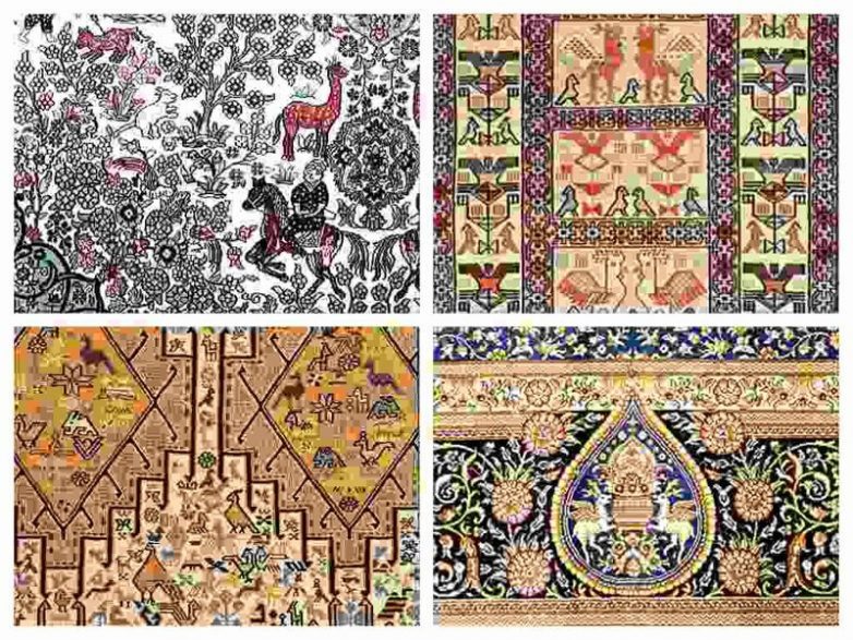 Кто придумывал все эти странные рисунки для советских ковров?