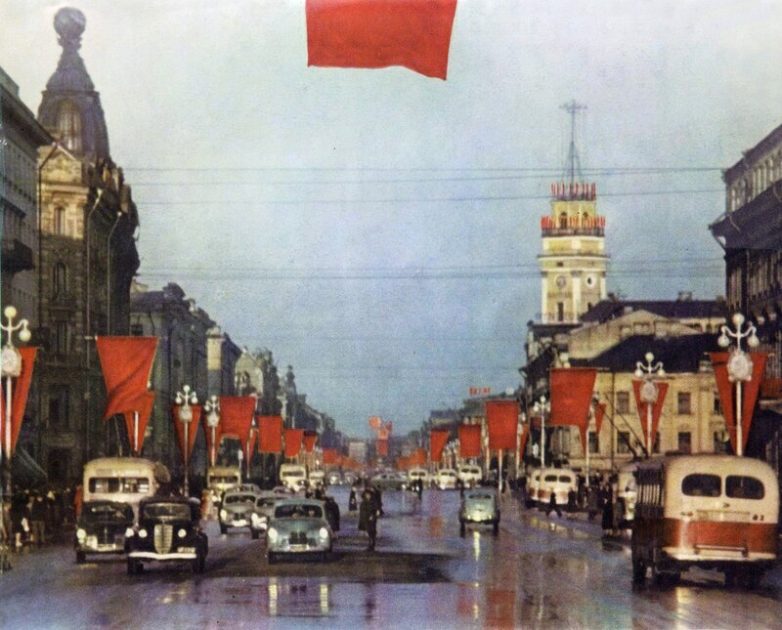 СССР 1954 года в цветных фотографиях