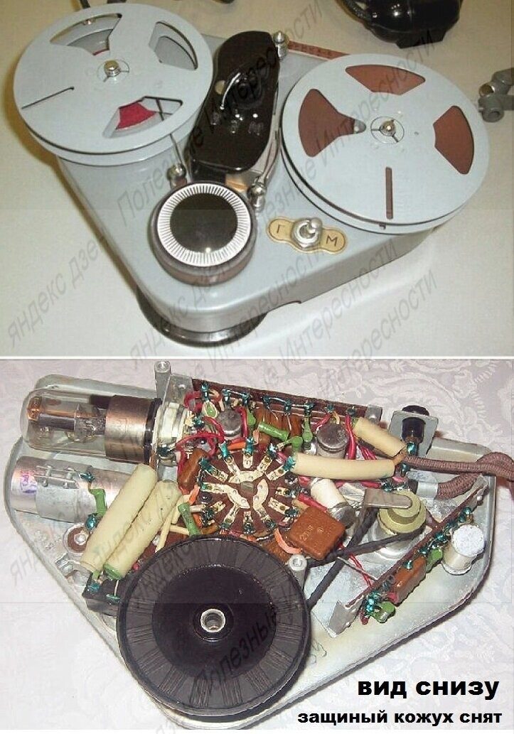 Удивительные советские магнитофоны без... двигателя!