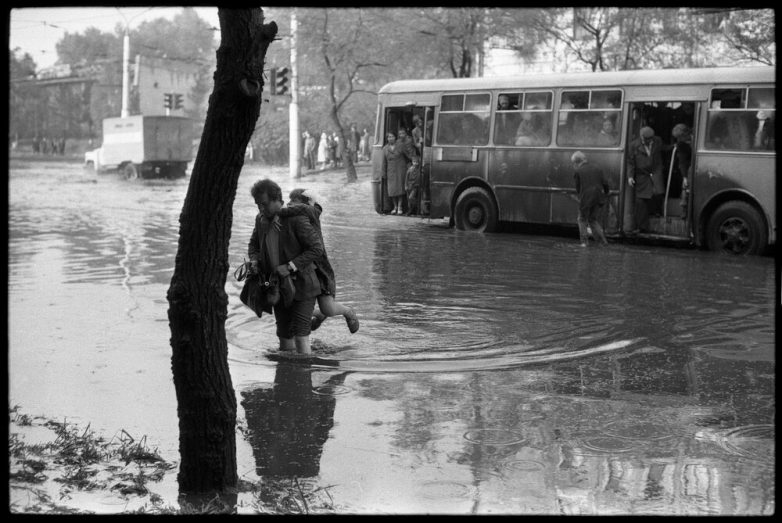 Советские архивные фото ливней и их последствий