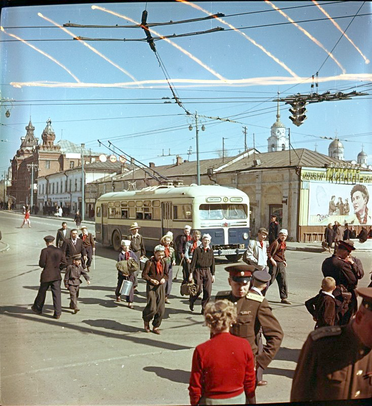 Москва в 50-е годы. Старые забытые советские