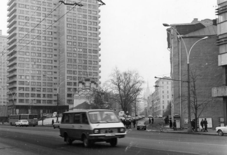 Москва 40 лет тому назад