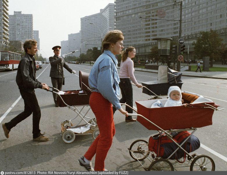 Советская Москва в 1984 году