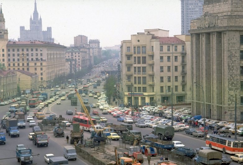 Советская Москва в 1989 году