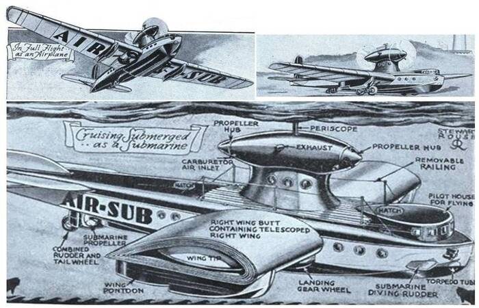 Как советские инженеры пытались создать летающую подводную лодку