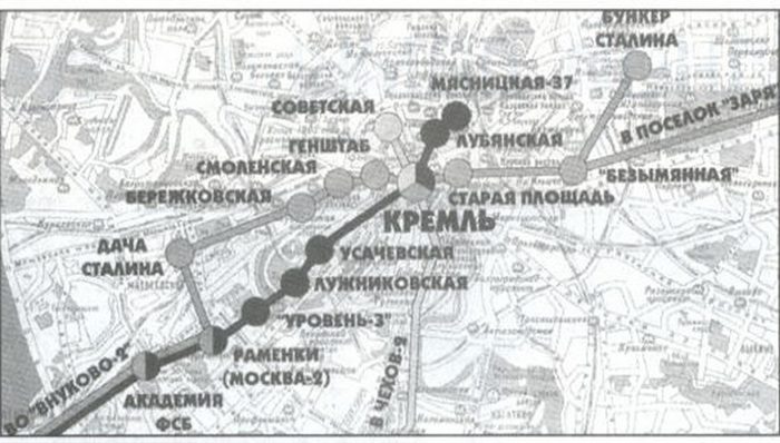 Секретная система тоннелей, созданная для верхушки СССР