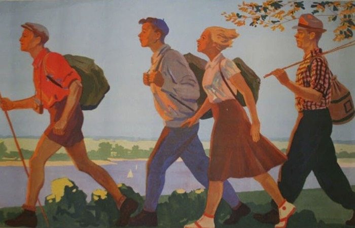 Как советские люди ходили в походы