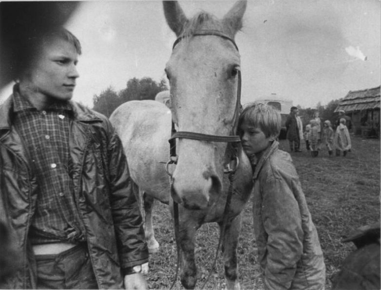 Осенние портреты советских людей