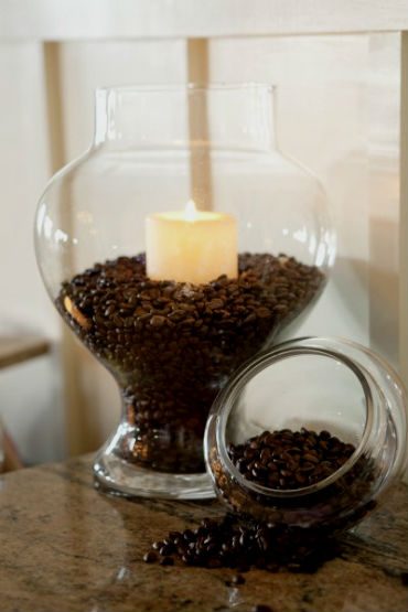 Кофейные зёрна в декоре