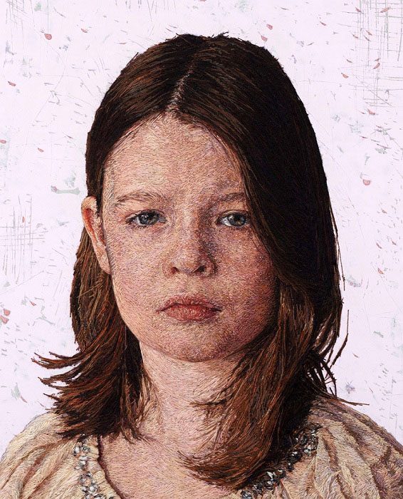 «Нитяная живопись»: потрясающая техника вышивания портретов