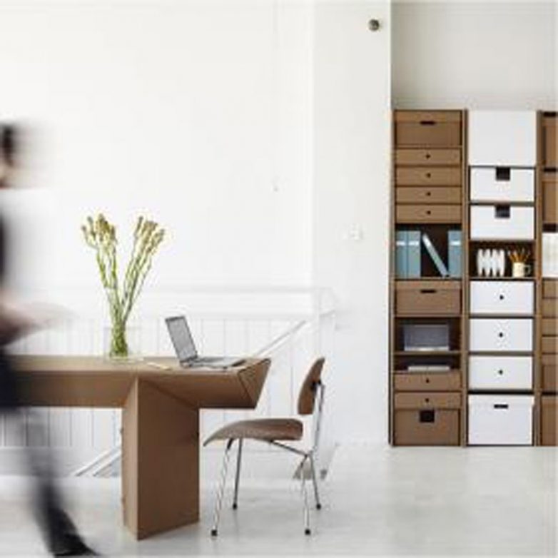 Мебель из картона. 14 самых ярких идей для дома и офиса