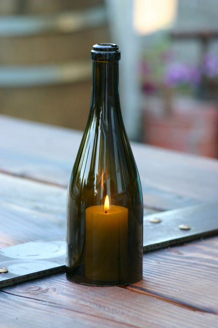 25 идей для полезного использования пустой винной бутылки