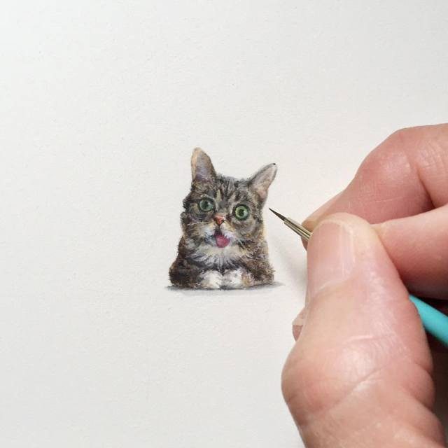 Удивительно точные миниатюрные рисунки Карен Лайбкэп