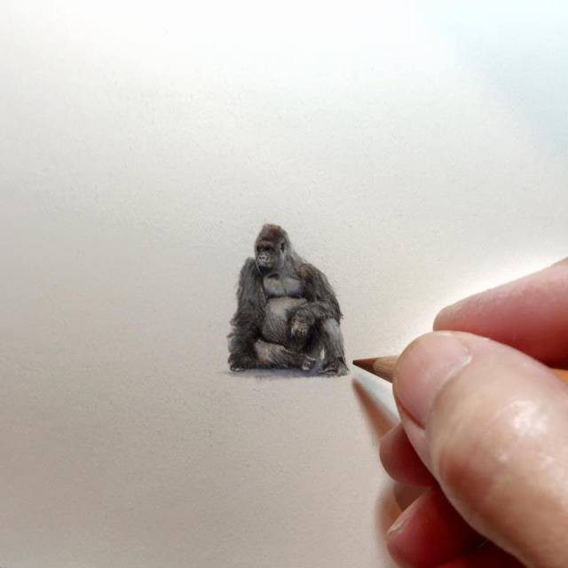 Удивительно точные миниатюрные рисунки Карен Лайбкэп