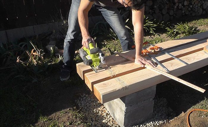 Как сделать бетонную лавочку для сада